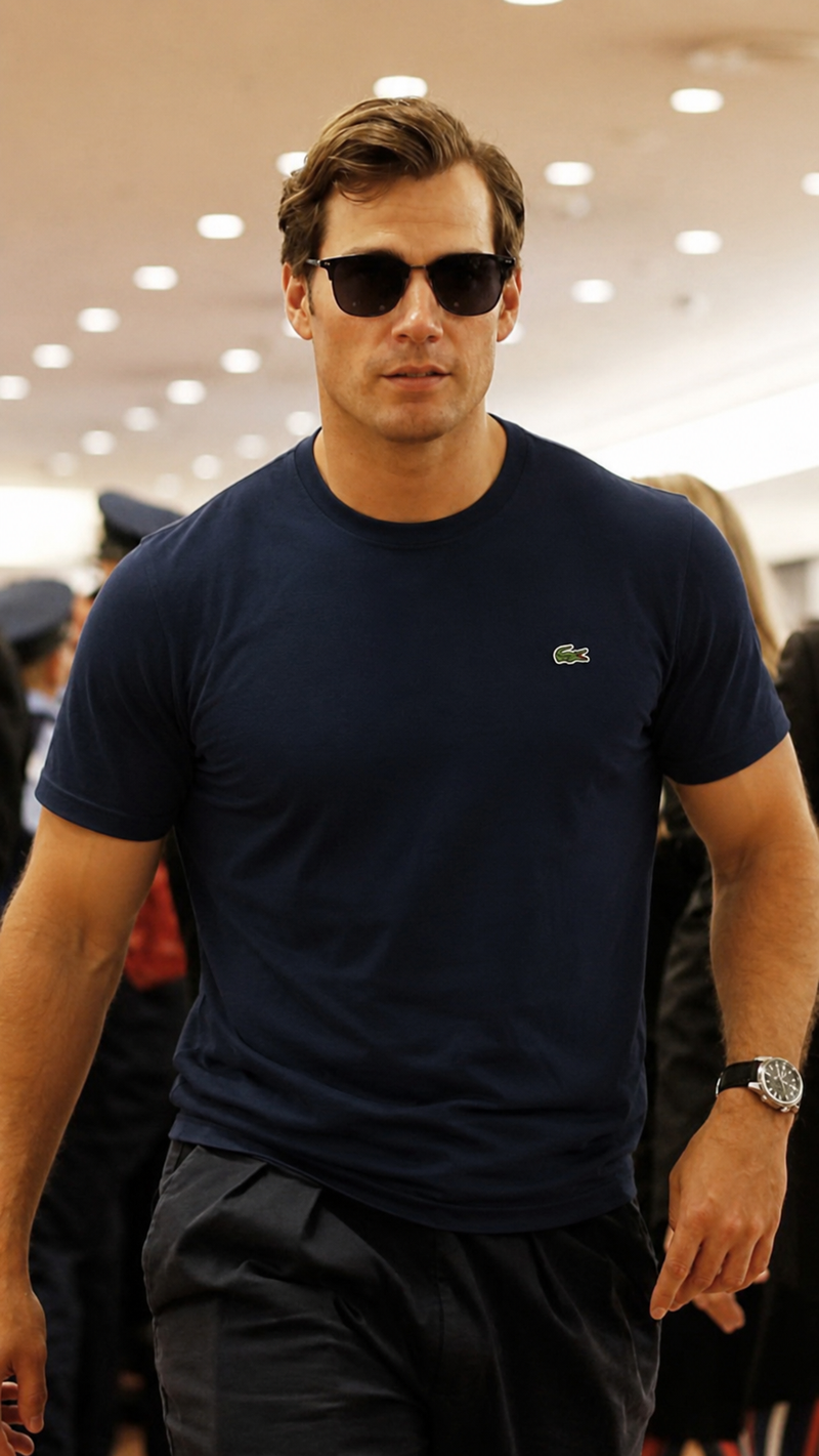 "Customer in the Premium Lacoste Shirt"